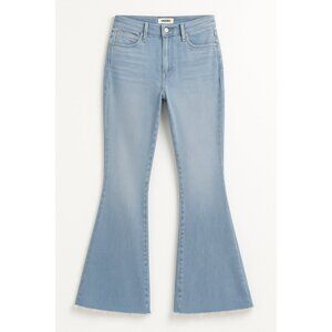 L’AGENCE High-Rise Micro Bootcut Jeans Blue Cloud Light Wash Size 26